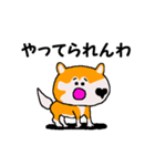 日本 柴犬 WEST（個別スタンプ：21）