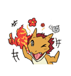 Dragon Charlie's Flammoji（個別スタンプ：17）