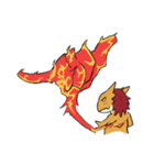 Dragon Charlie's Flammoji（個別スタンプ：28）