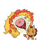 Dragon Charlie's Flammoji（個別スタンプ：35）