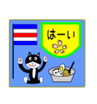 日本猫銀ちゃん国際信号旗バージョン5（個別スタンプ：6）