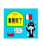 日本猫銀ちゃん国際信号旗バージョン5（個別スタンプ：11）