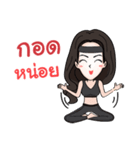 HiSo Girl (Fitness ＆ YoGa)（個別スタンプ：14）