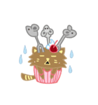 Cup Cat ＆ Cake Cat（個別スタンプ：37）