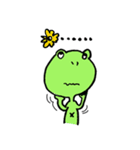 Poor frog frog speech（個別スタンプ：7）