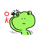 Poor frog frog speech（個別スタンプ：35）