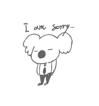 Koala feels sorry（個別スタンプ：1）