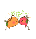 みかんとりんご（個別スタンプ：1）