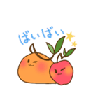 みかんとりんご（個別スタンプ：2）