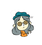 Hipster dedy Girl（個別スタンプ：39）