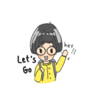 OUI Little Glasses（個別スタンプ：7）