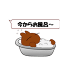 茶うさぎの日常（個別スタンプ：16）