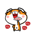 Orange=a fat puppy(English Version)（個別スタンプ：4）