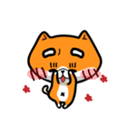 Orange=a fat puppy(English Version)（個別スタンプ：9）