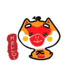 Orange=a fat puppy(English Version)（個別スタンプ：15）