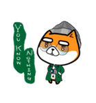 Orange=a fat puppy(English Version)（個別スタンプ：28）