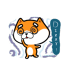 Orange=a fat puppy(English Version)（個別スタンプ：32）