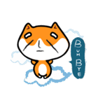 Orange=a fat puppy(English Version)（個別スタンプ：34）