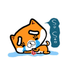 Orange=a fat puppy(English Version)（個別スタンプ：36）