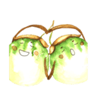 Onion and a twin eggplant（個別スタンプ：12）