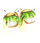 Onion and a twin eggplant（個別スタンプ：30）