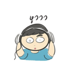 cartoonmydeaw2 : Headphone Series（個別スタンプ：33）