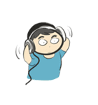 cartoonmydeaw2 : Headphone Series（個別スタンプ：35）