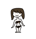 tanoshi girl（個別スタンプ：9）