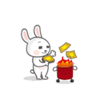 ウサギちゃんと台湾の迷信の事（個別スタンプ：5）