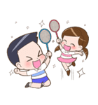 Badminton free style by Memee.（個別スタンプ：1）