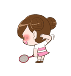 Badminton free style by Memee.（個別スタンプ：10）