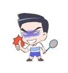 Badminton free style by Memee.（個別スタンプ：17）