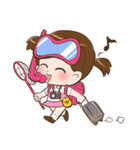 Badminton free style by Memee.（個別スタンプ：36）