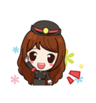 Mai Beautiful Police Girl +（個別スタンプ：1）