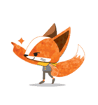 Mr. Orange fox（個別スタンプ：37）