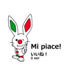 伊日amo～ウサギがつなぐ、イタリア日本（個別スタンプ：13）