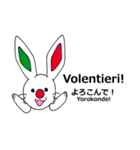 伊日amo～ウサギがつなぐ、イタリア日本（個別スタンプ：27）