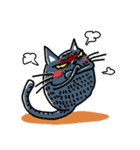 気楽な黒猫ちゃん（個別スタンプ：15）