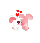 Rabbit Love na Animation（個別スタンプ：9）