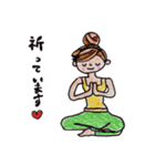 YOGA 球ちゃん（個別スタンプ：1）