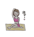 YOGA 球ちゃん（個別スタンプ：27）