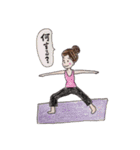 YOGA 球ちゃん（個別スタンプ：28）