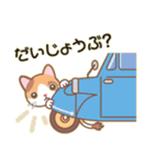 三毛猫とオート三輪（個別スタンプ：23）