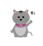 Gray the fat cat（個別スタンプ：1）