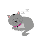 Gray the fat cat（個別スタンプ：11）