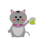 Gray the fat cat（個別スタンプ：18）