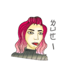 Expressionless girl's day（個別スタンプ：7）