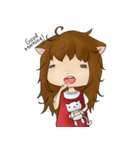 The Life of Kitty Girl（個別スタンプ：5）