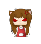 The Life of Kitty Girl（個別スタンプ：6）
