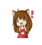 The Life of Kitty Girl（個別スタンプ：7）